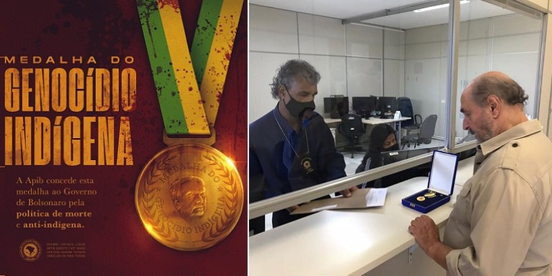 O reverso da medalha: flores no velório dos índios