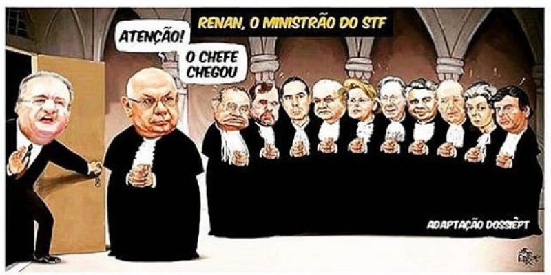 Renan: não pode nem sai de cima