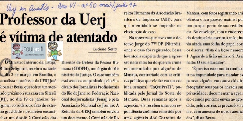 Quem mandou? Amazonino e o Taquiprati