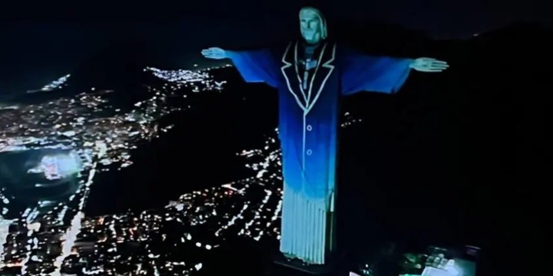 Na pele do Cristo Redentor, Silvio Santos