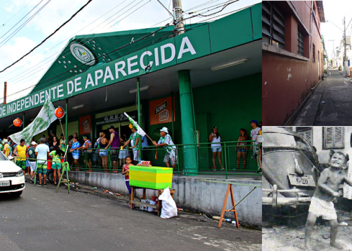 Nos becos do bairro de Aparecida